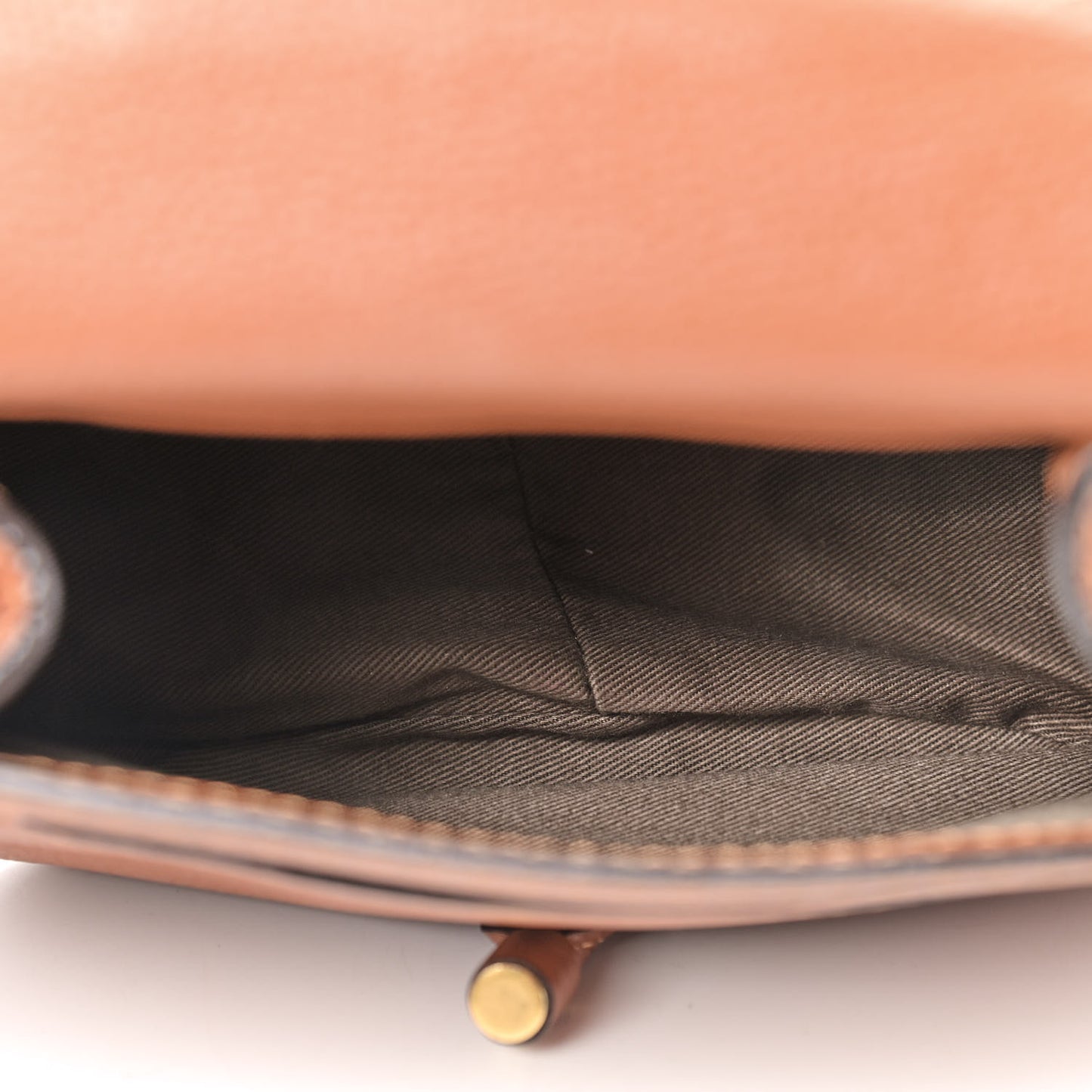 Calfskin Mini Marcie Round Crossbody Bag Tan