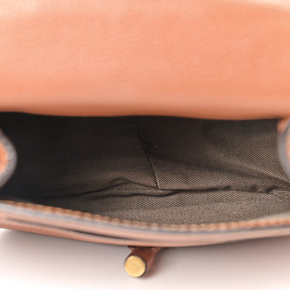 Chloe Calfskin Mini Marcie Round Crossbody Bag Tan 5 of 9