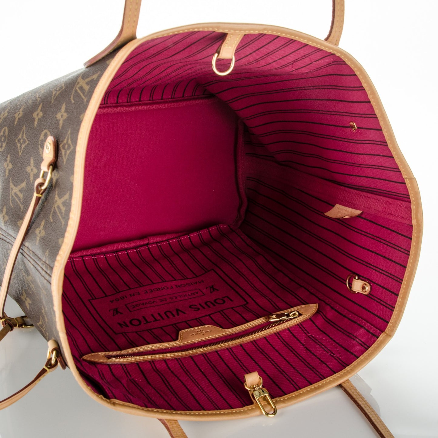 Monogram Neverfull MM Pivoine