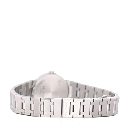 Bulgari Stainless Steel 23mm Quartz Watch Black 3 of 5