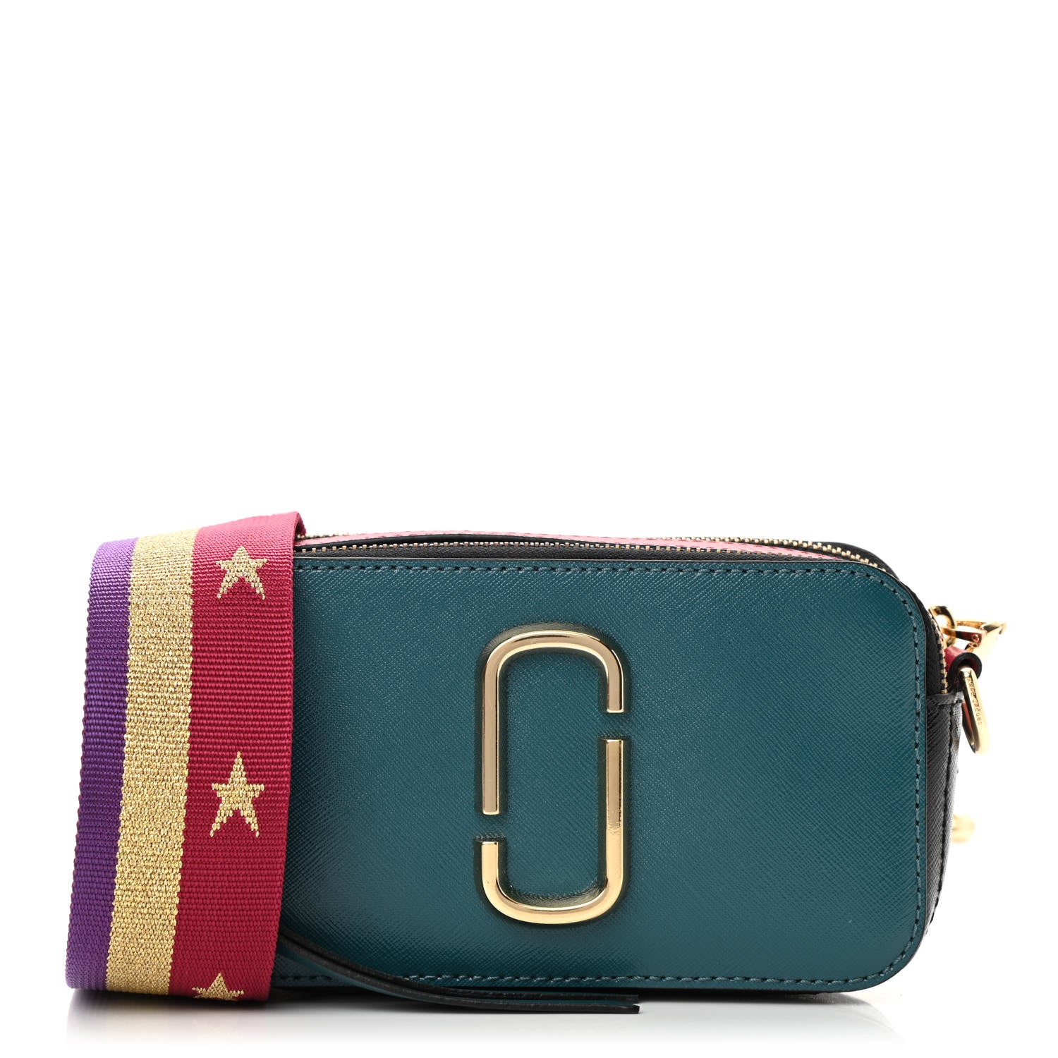 Marc Jacobs Saffino Small Snapshot Camera Bag Turquoise Multi 1 of 10