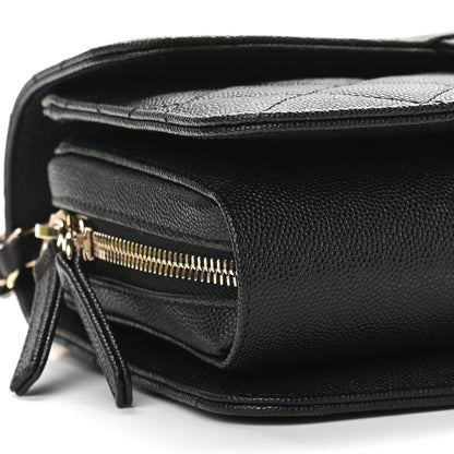 Chanel Caviar Quilted Large Like A Wallet Flap Black 7 of 8