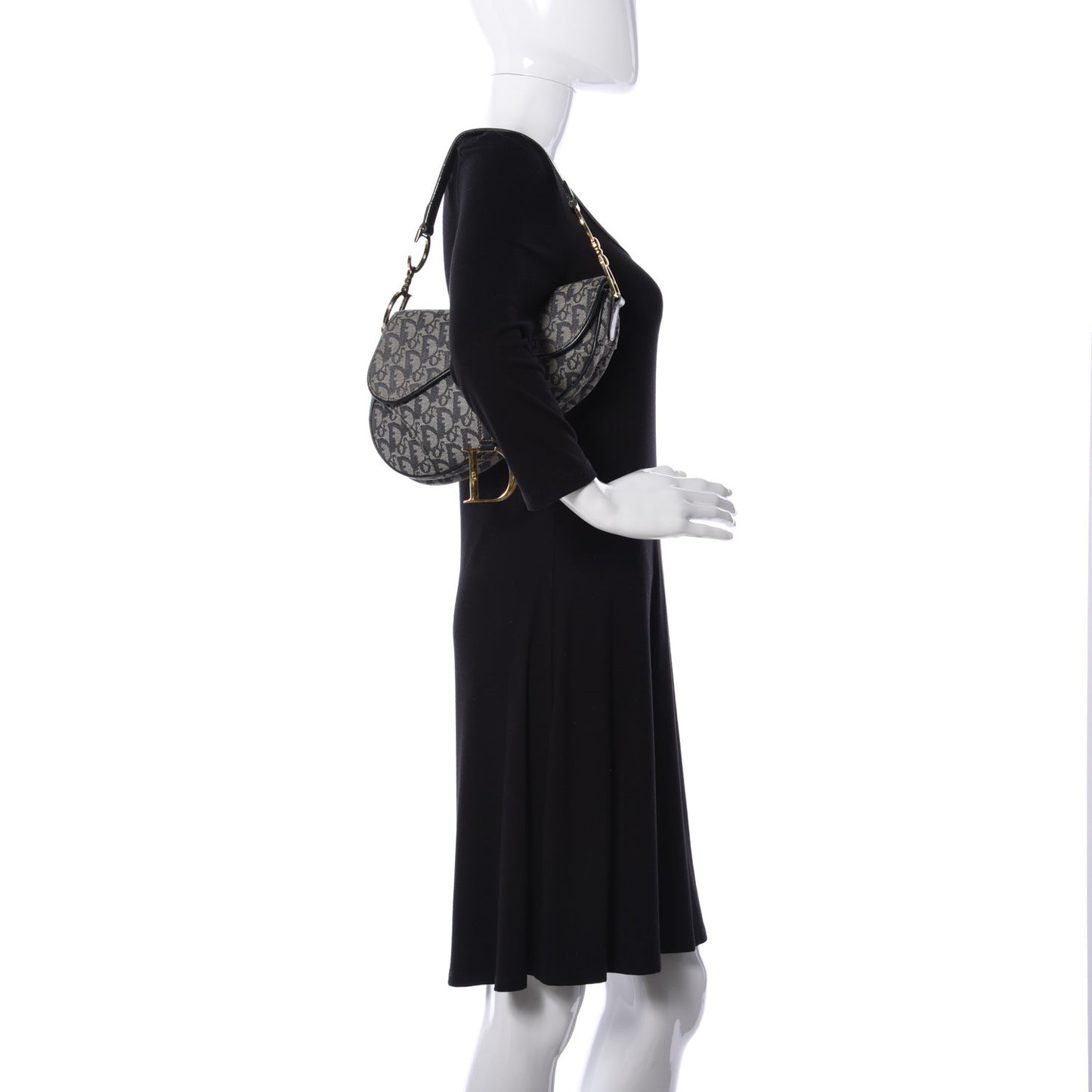 Monogram Saddle Bag Blue