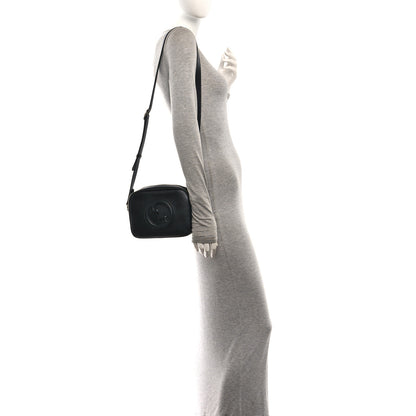 Gucci Sakai Be Green Calfskin Diagonal Stitched Small Blondie Shoulder Bag Black 4 of 28