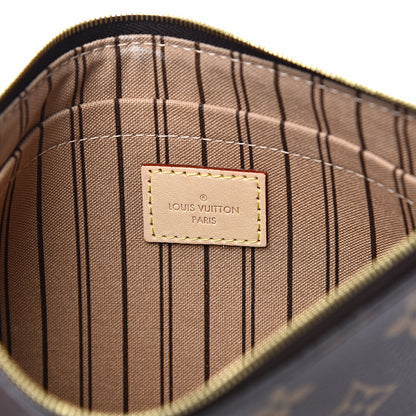 Louis Vuitton Monogram Neverfull MM GM Pochette 6 of 7