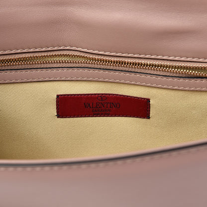Valentino Garavani Vitello Medium Glam Lock Rockstud Flap Poudre 6 of 10