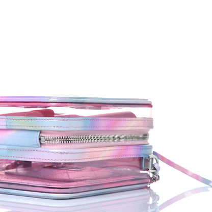 Chanel PVC Patent Calfskin Patent Lambskin Vertical Vanity Case Pink 9 of 9