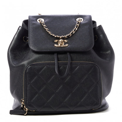 Chanel Caviar Quilted Business Affinity Backpack Black 3 of 11