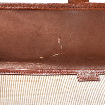 Hermes Toile Peau Porc Jige Elan 29 Clutch 9 of 10