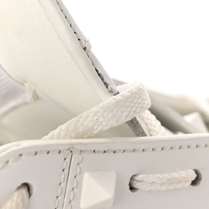 Valentino Garavani Calfskin Rockstud Untitled Open Sneakers 37 White 8 of 15