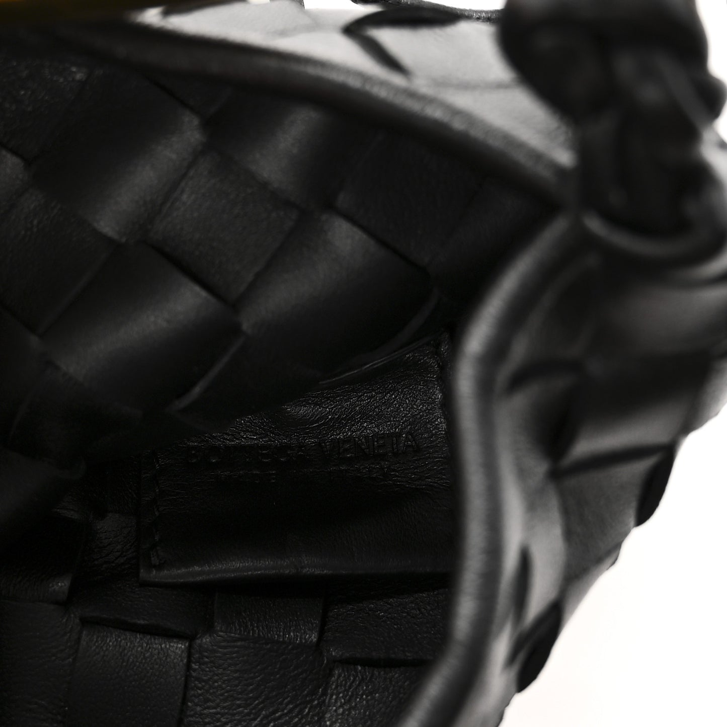 Nappa Intrecciato Mini Sardine Bag Black