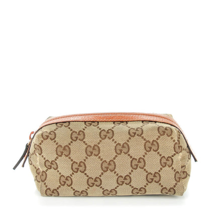 Gucci Monogram Small Cosmetic Case Tan 1 of 8