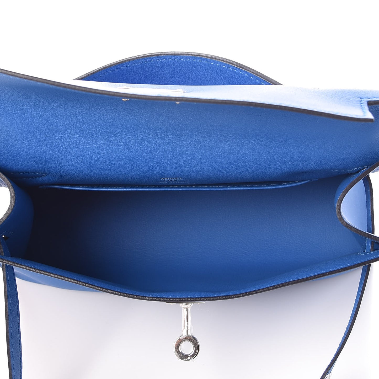 Swift Kelly Pochette Clutch Bleu Zellige