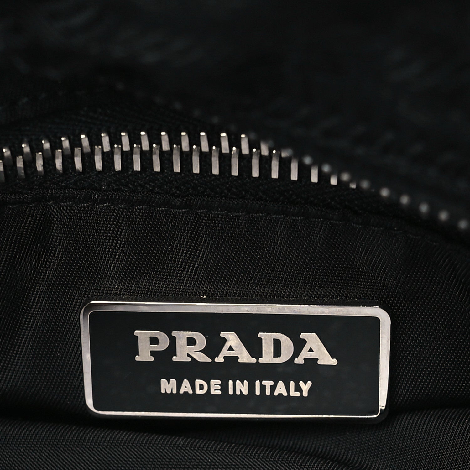 Prada Tessuto Nylon Jacquard Tote Black 6 of 8