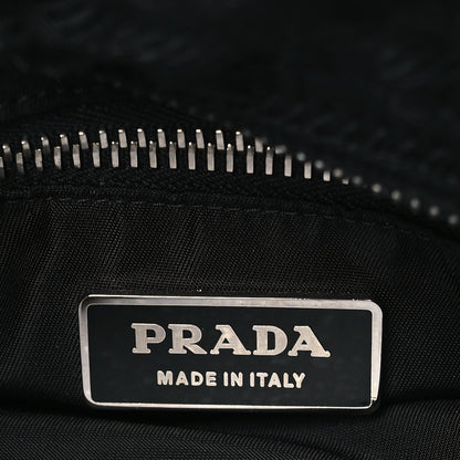 Prada Tessuto Nylon Jacquard Tote Black 6 of 8