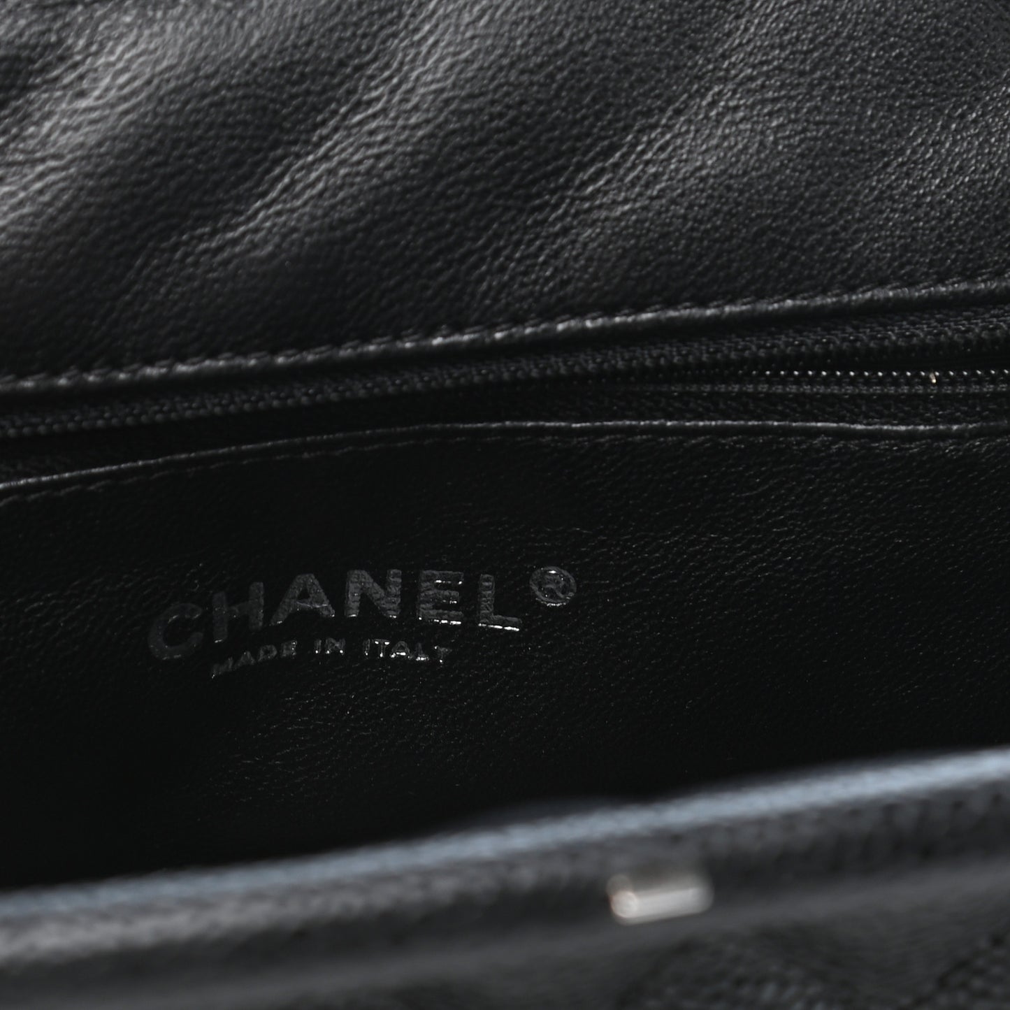 Caviar Quilted Timeless Clutch Black