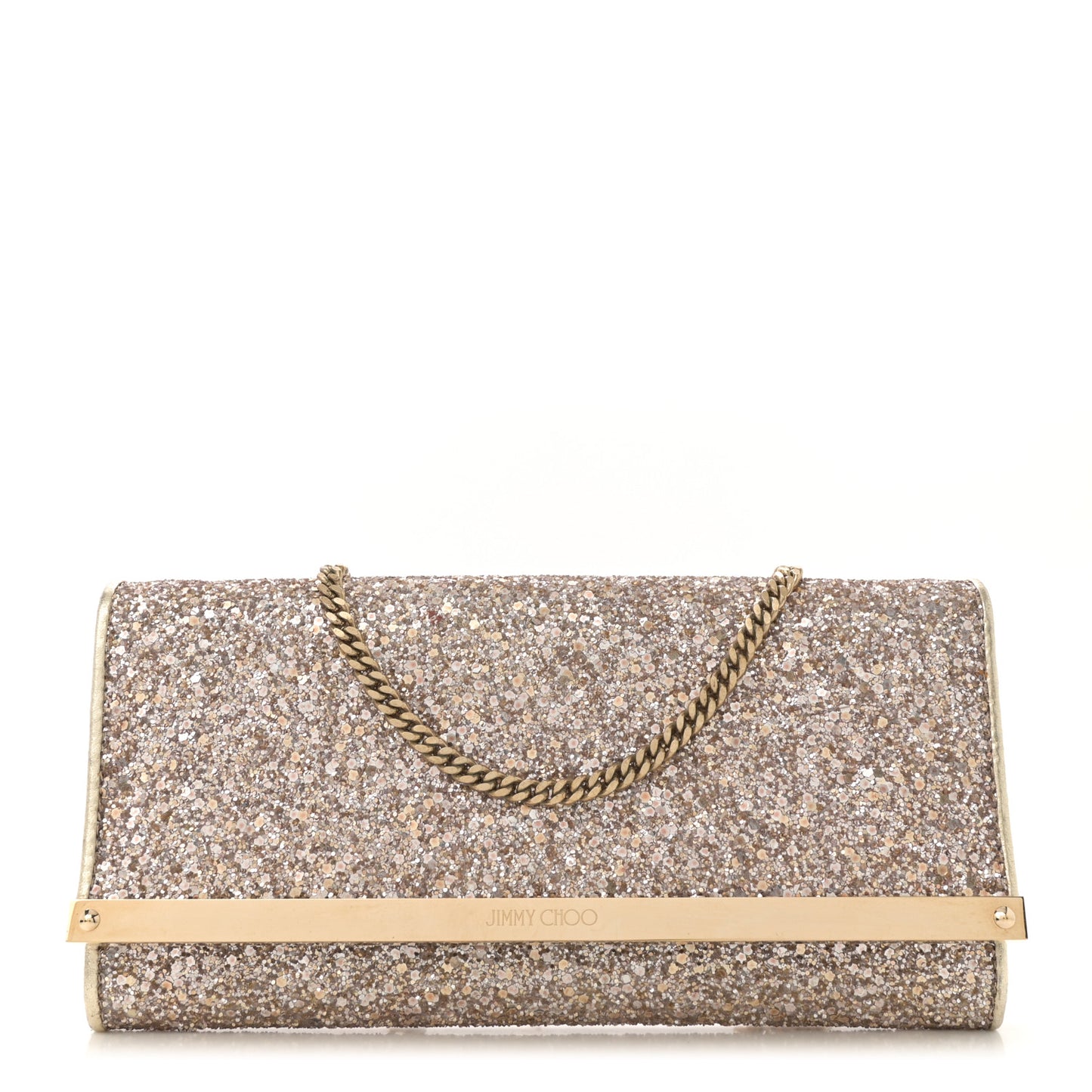 Glitter Clutch Gold