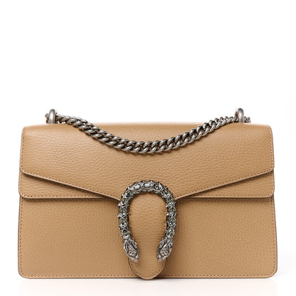Gucci Dollar Calfskin Crystal Small Dionysus Shoulder Bag Natural Tan Black Diamond 1 of 12