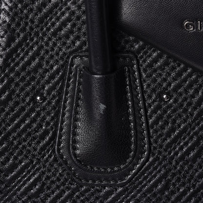 Givenchy Lambskin Logo Embossed Small Studded Antigona Black 12 of 18