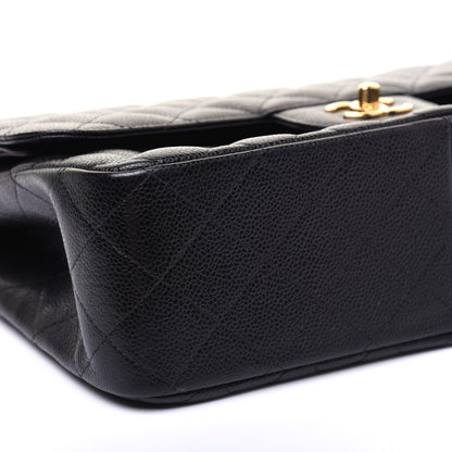 Chanel Caviar Quilted Jumbo Double Flap Black 6 of 14