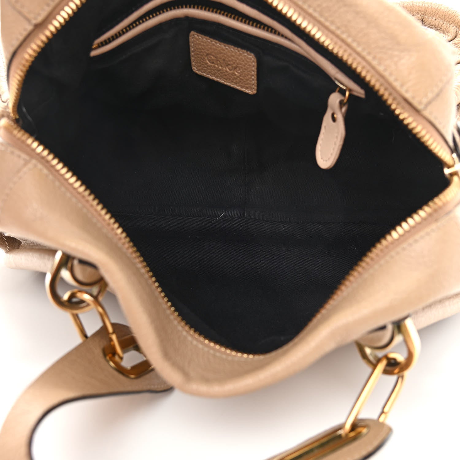 Chloe Calfskin Medium Paraty Barbour Khaki 5 of 16