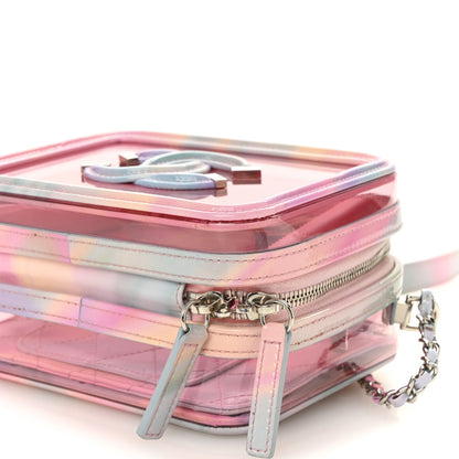 Chanel PVC Lambskin Filigree Small CC Filigree Vanity Case Pink Multicolor 10 of 10