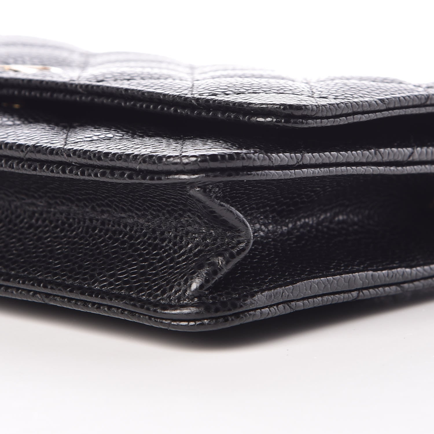 Chanel Caviar Quilted Wallet On Chain WOC Black 10 of 11