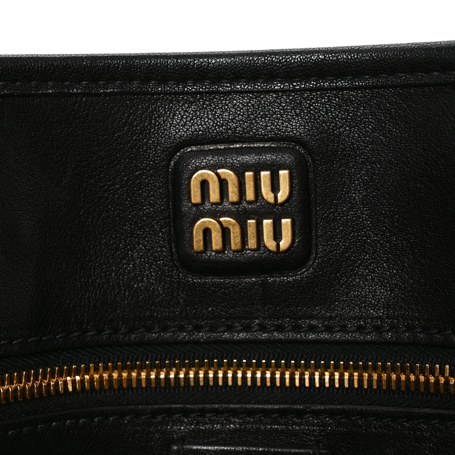Miu Miu Nappa Medium Aventure Bag Black 6 of 10