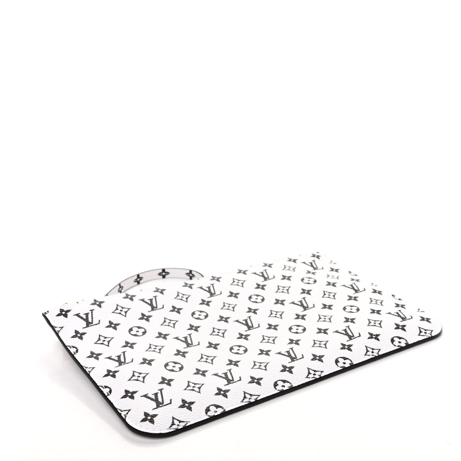Louis Vuitton Monogram Giant Neverfull MM GM Pochette White 4 of 6