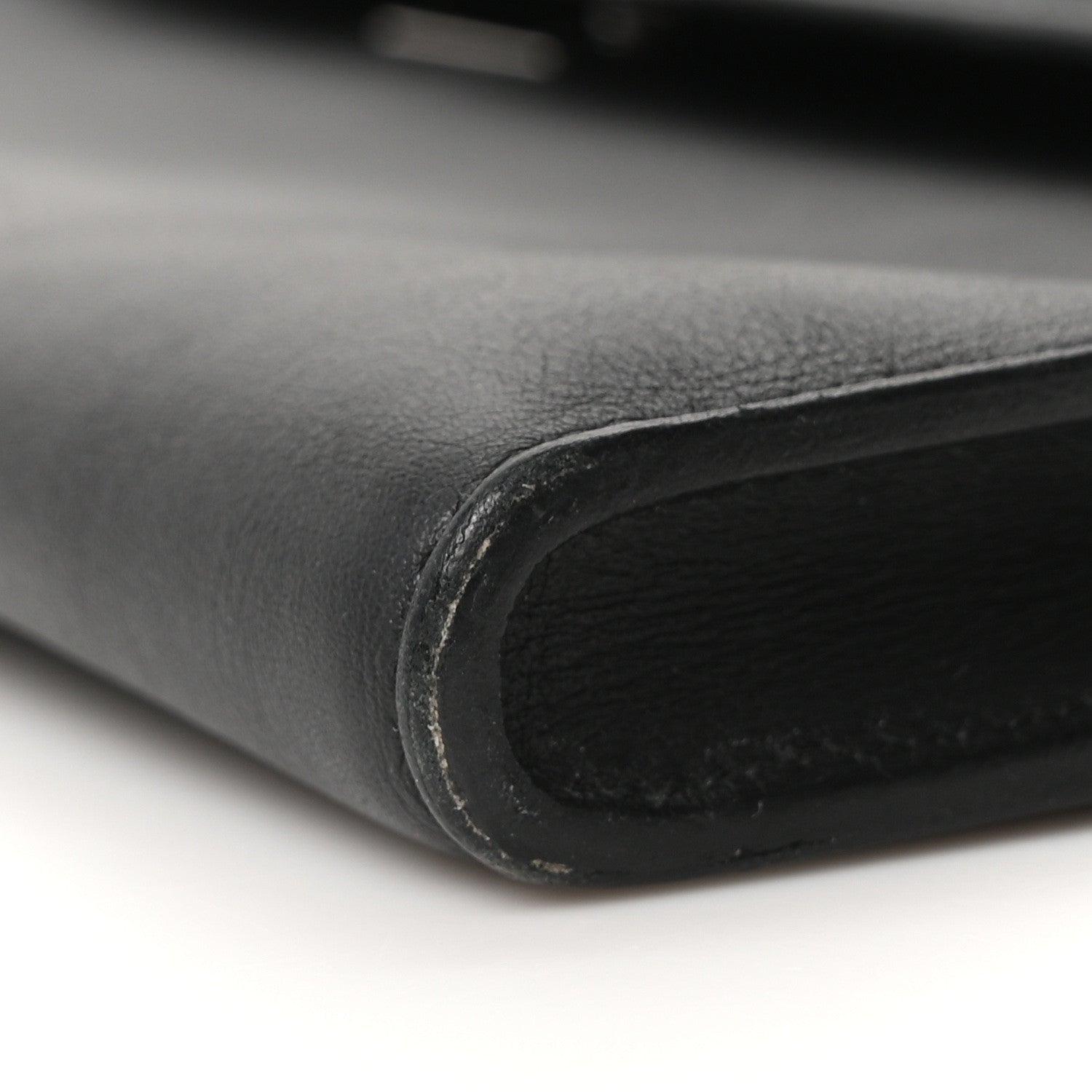 Hermes Swift Kelly Cut Clutch Pochette Black 9 of 9