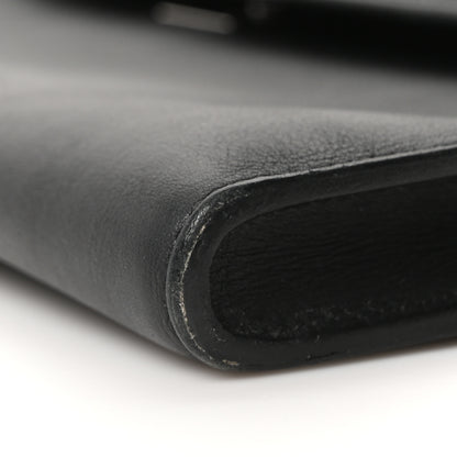 Hermes Swift Kelly Cut Clutch Pochette Black 9 of 9