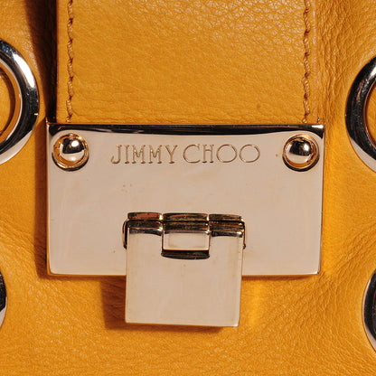 Jimmy Choo Calfskin Small Radiant Hobo Yellow 5 of 9