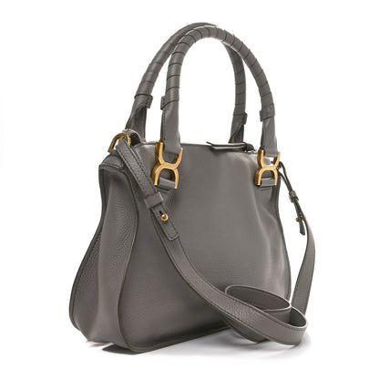 Chloe Calfskin Small Marcie Satchel Cashmere Grey 3 of 10