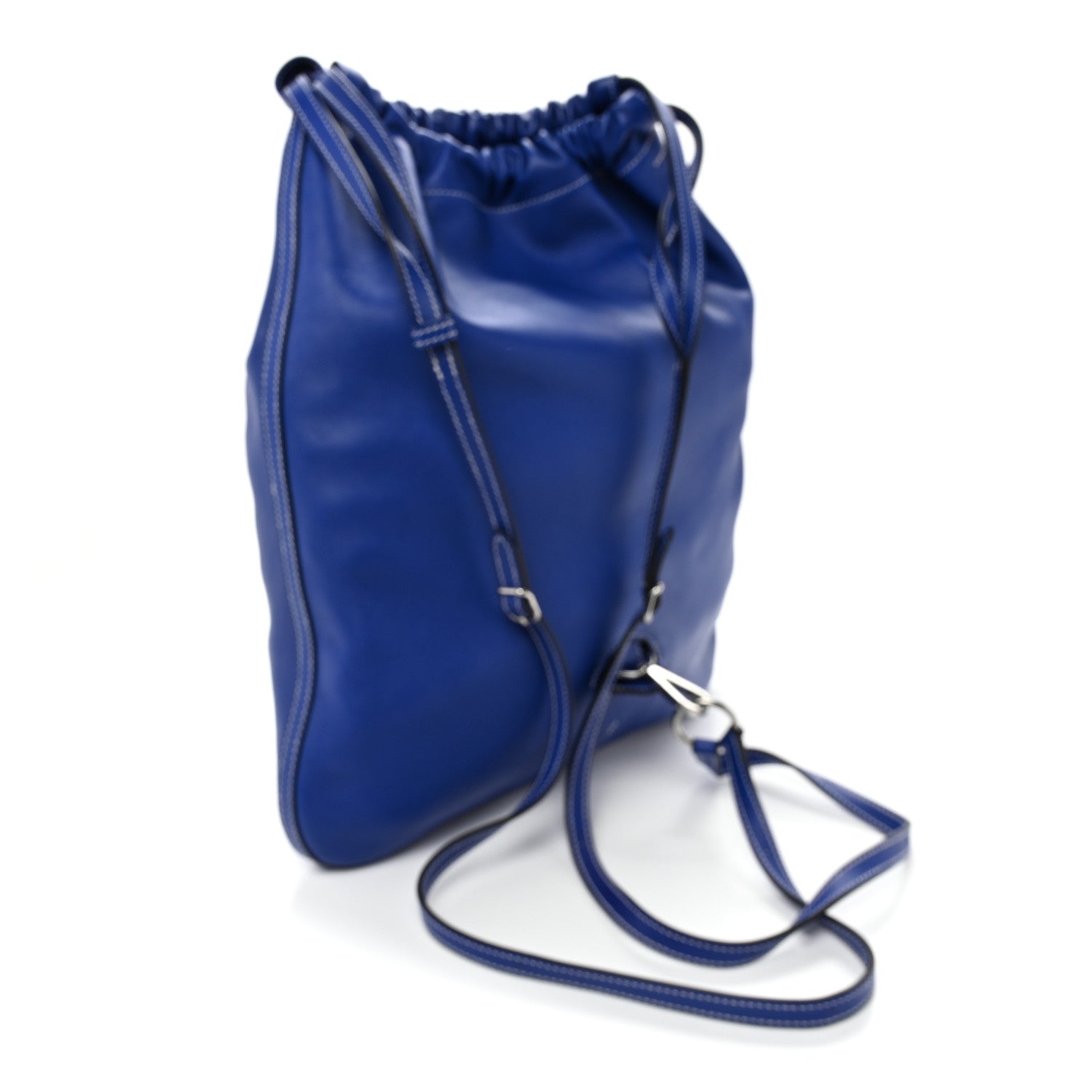 Hermes Cheri Calfskin Bridado Backpack Bleu Electrique 1889688 – FASHIONPHILE
