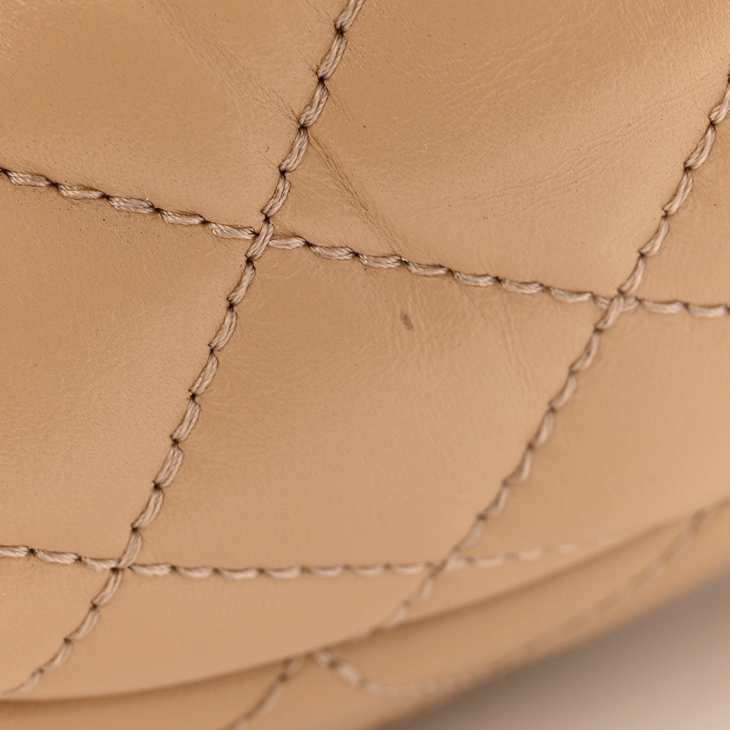 Chanel Lambskin Quilted Camelia CC Wedge Sandal Mules 38 Beige