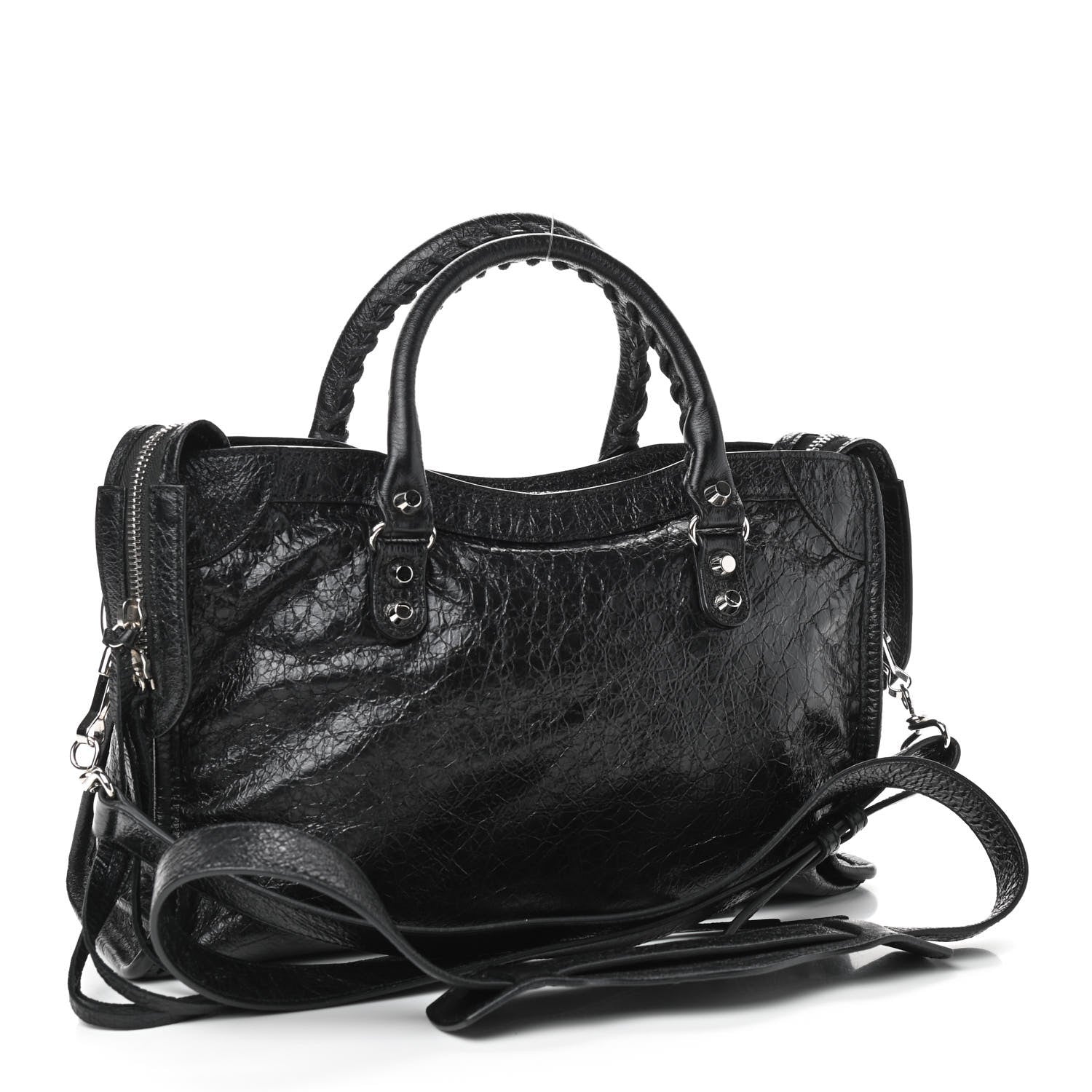 Balenciaga Agneau Classic Silver Hardware S City Black 3 of 9