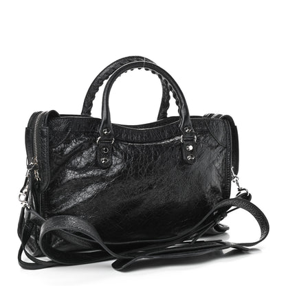 Balenciaga Agneau Classic Silver Hardware S City Black 3 of 9