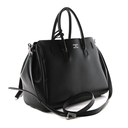 Balenciaga Smooth Calfskin Small Bel Air Carry All Bag Black 3 of 10