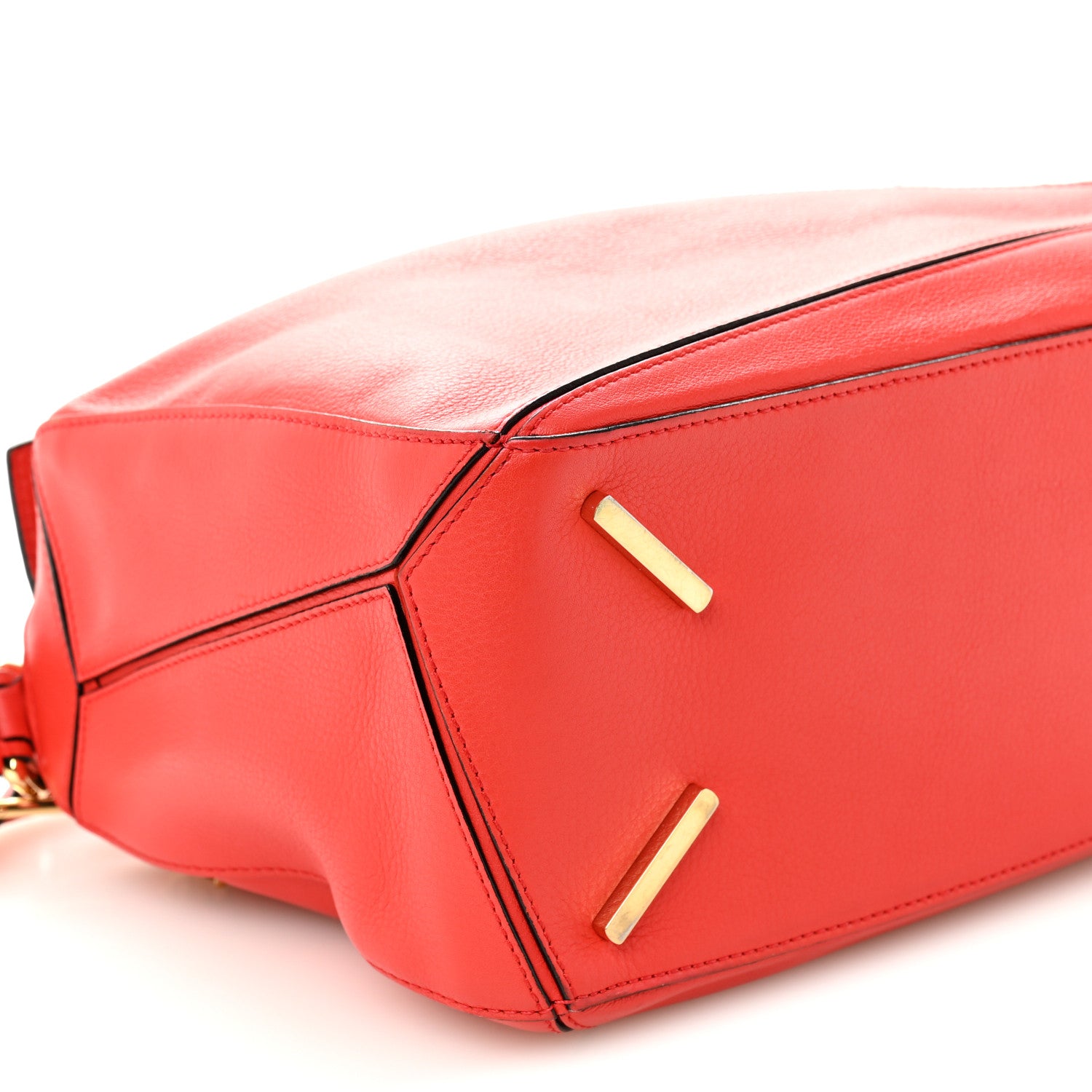 Loewe Calfskin Medium Puzzle Bag Scarlet 1867079 – FASHIONPHILE