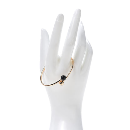 Tiffany 18K Rose Gold Black Onyx 8mm HardWear Ball Bypass Bracelet 2 of 5