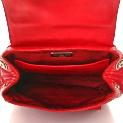Christian Dior Lambskin Cannage Small Stardust Backpack Red 8 of 12