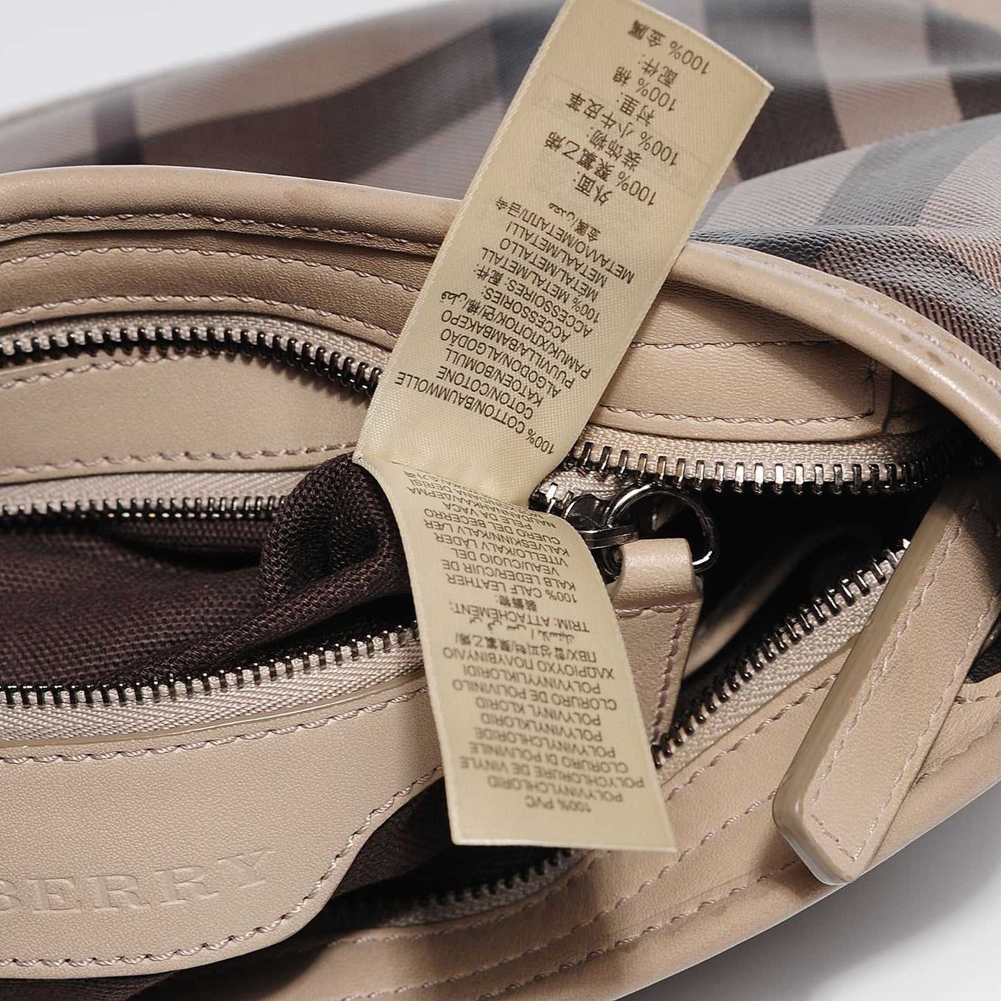 Smoked Check Hartham Shoulder Bag Trench