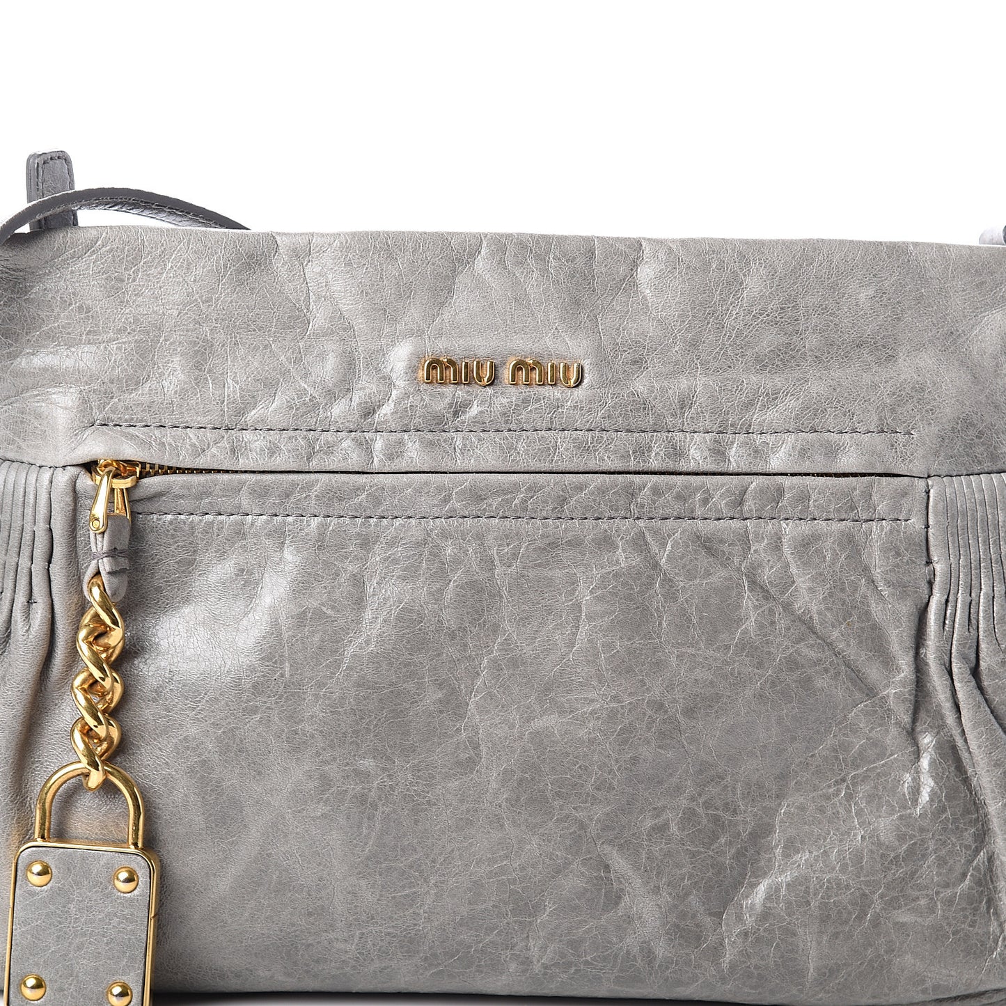 Vitello Shine Wristlet Nube