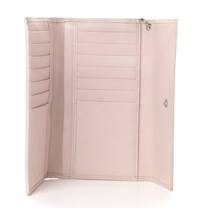 Christian Dior Lambskin Cannage Lady Dior Flap Wallet Light Pink 5 of 9