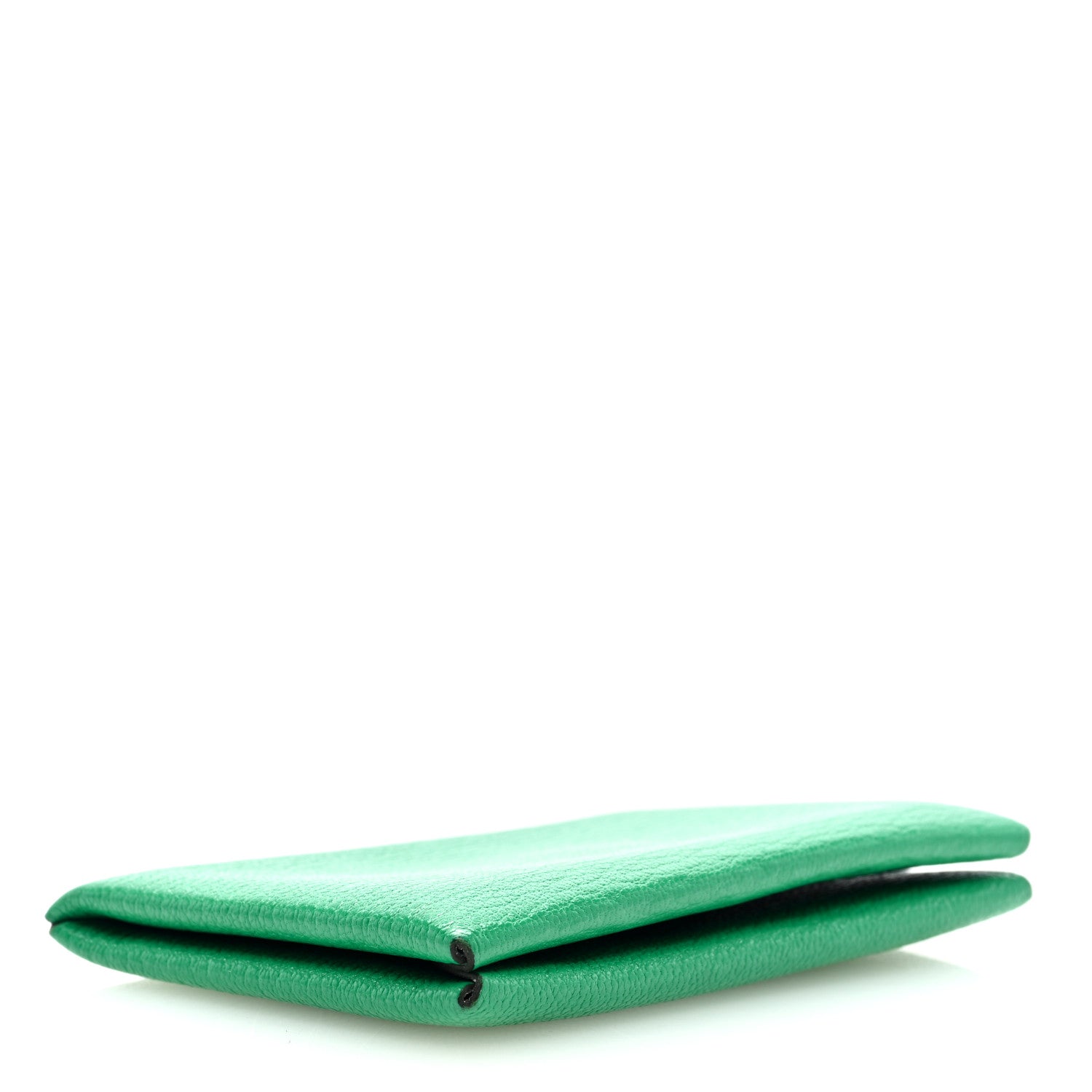 Hermes Chevre Mysore Verso Calvi Card Case Menthe Bleu Brume 4 of 7