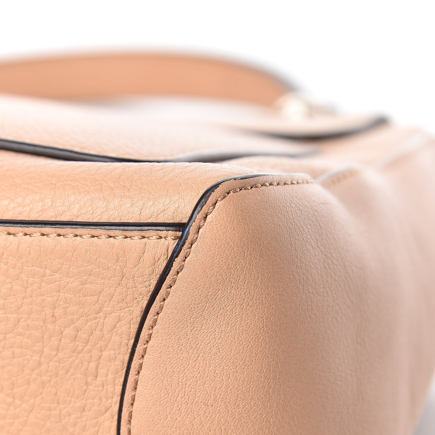 Calfskin Small Faye Day Shoulder Bag Blush Nude
