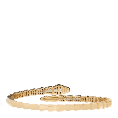 Bulgari 18K Yellow Gold Diamond Serpenti Viper Bracelet M 3 of 4