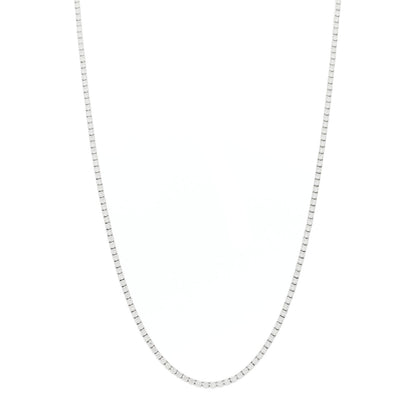 Parker & West by FASHIONPHILE 14K White Gold Diamond 3.90ctw Tennis Necklace 1 of 10
