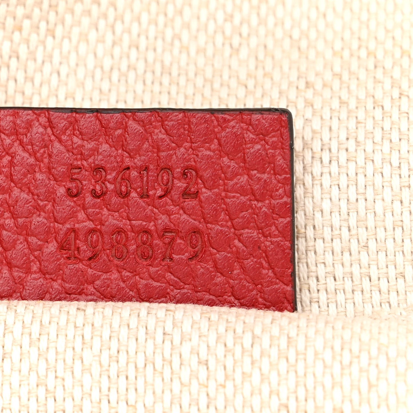 Pebbled Calfskin Soho Chain Backpack Hibiscus Red