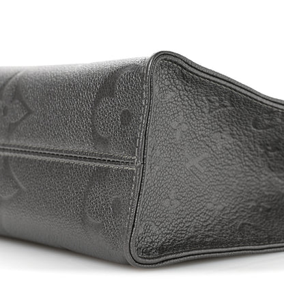 Louis Vuitton Empreinte Monogram Giant Onthego PM Gun Metal 9 of 10
